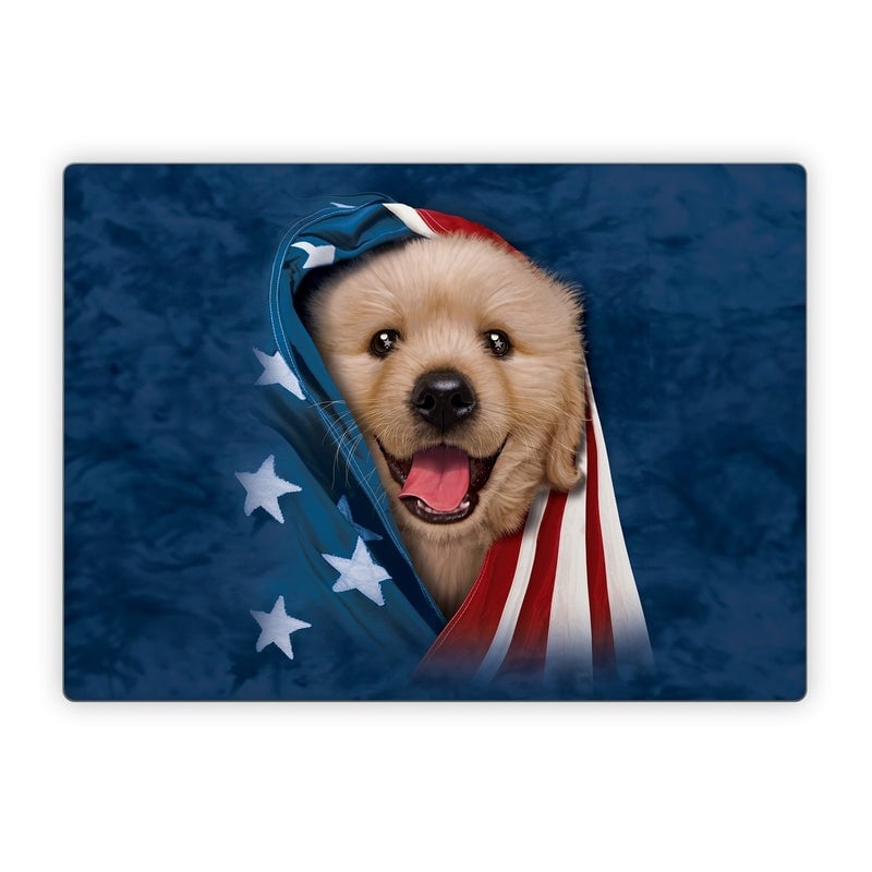 MSSL-PATRETRIEV Microsoft Surface Laptop Skin - Patriotic Retriever -  Decal Girl