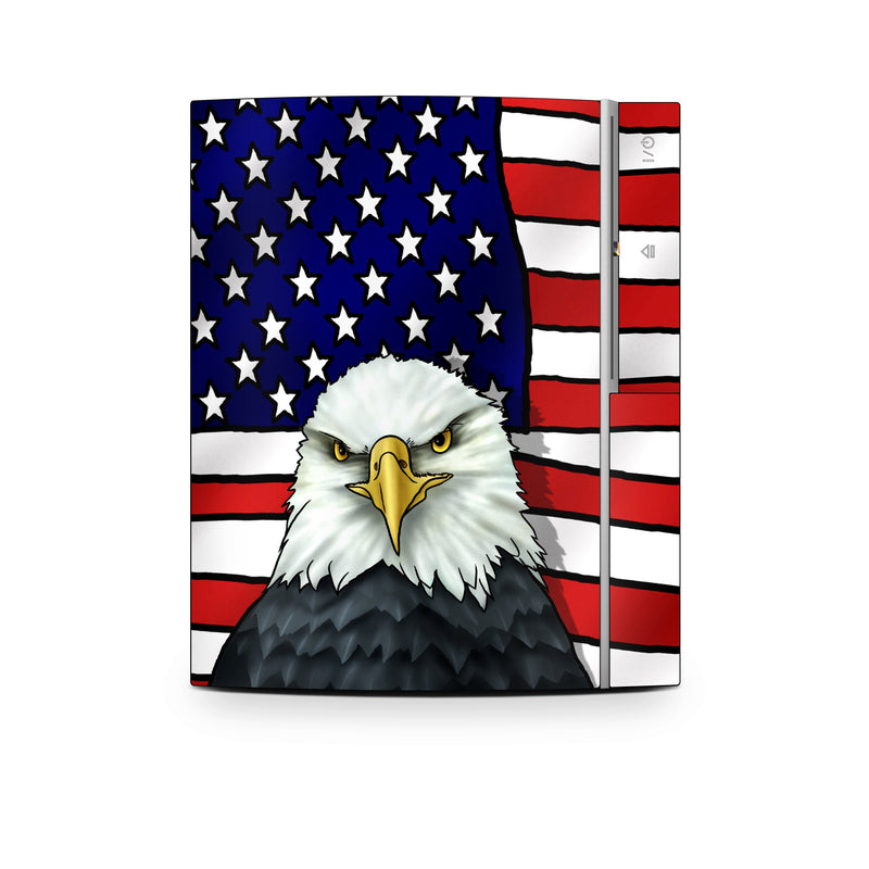 PS3-AMERICANEAGLE Sony PS3 Skin - American Eagle -  Decal Girl