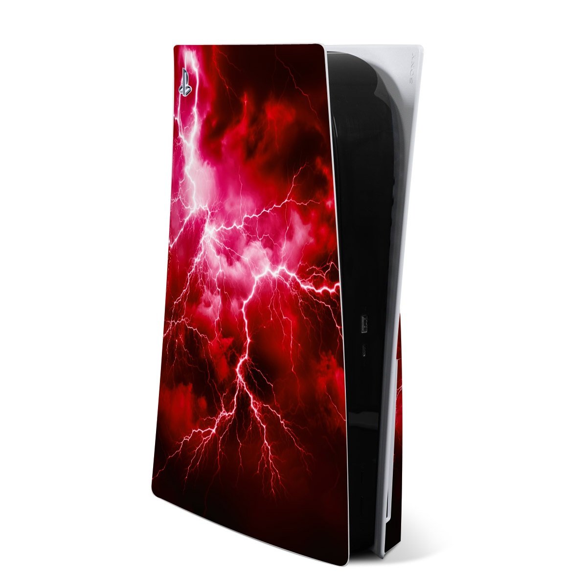 PS5-APOCR-RED Sony PS5 Skin - Apocalypse Red -  Decal Girl