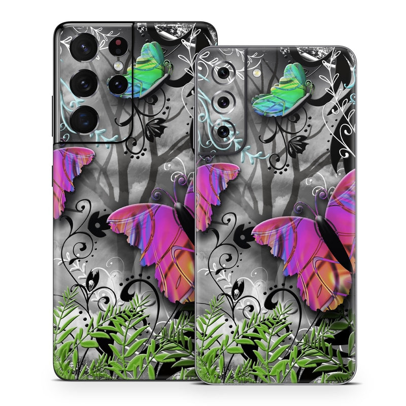 SGS21-GOTHF Samsung Galaxy S21 Skin - Goth Forest -  Decal Girl