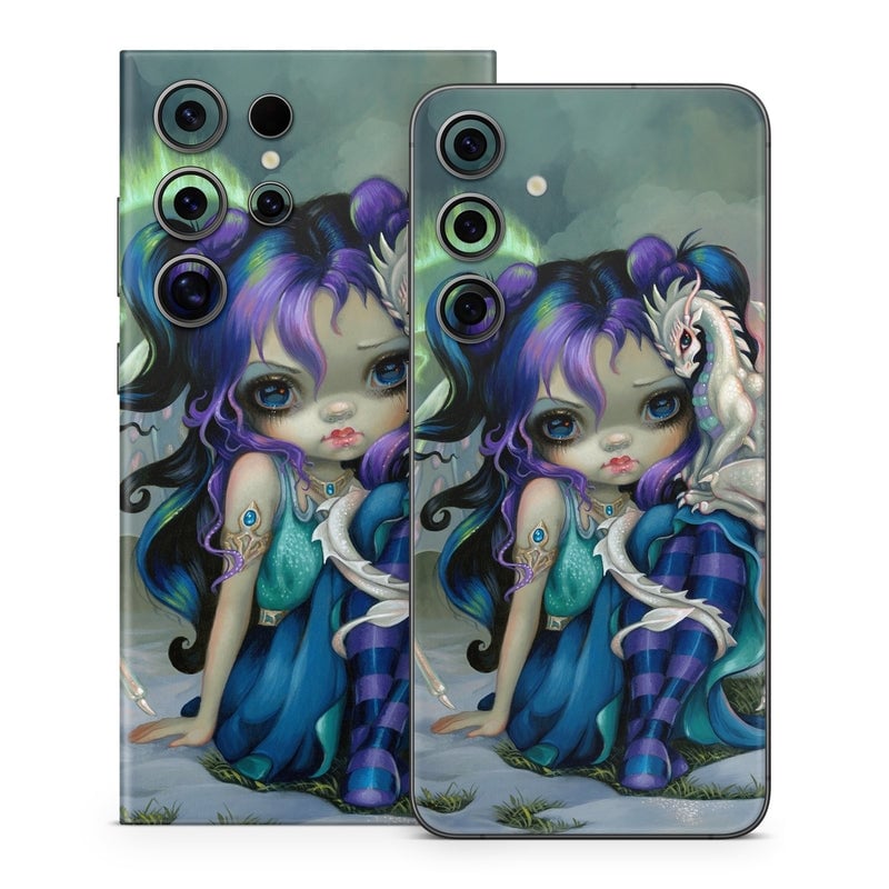 SGS24-FROSTDRGNL Samsung Galaxy S24 Skin - Frost Dragonling -  Decal Girl