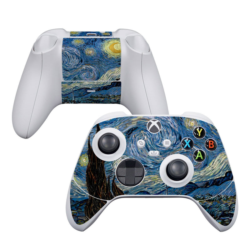 XBSSC-VG-SNIGHT Microsoft Xbox Series S Controller Skin - Starry Night -  Decal Girl