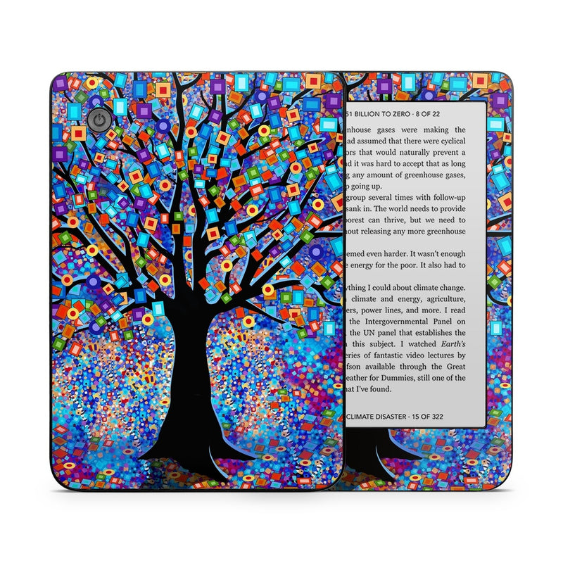 KC2E-TREECARN Kobo Clara 2E Skin - Tree Carnival -  Decal Girl