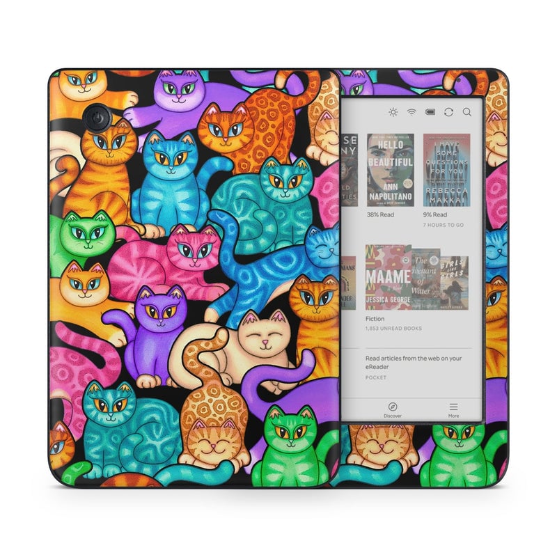 KCC-CLRKIT Kobo Clara Colour Skin - Colorful Kittens -  Decal Girl