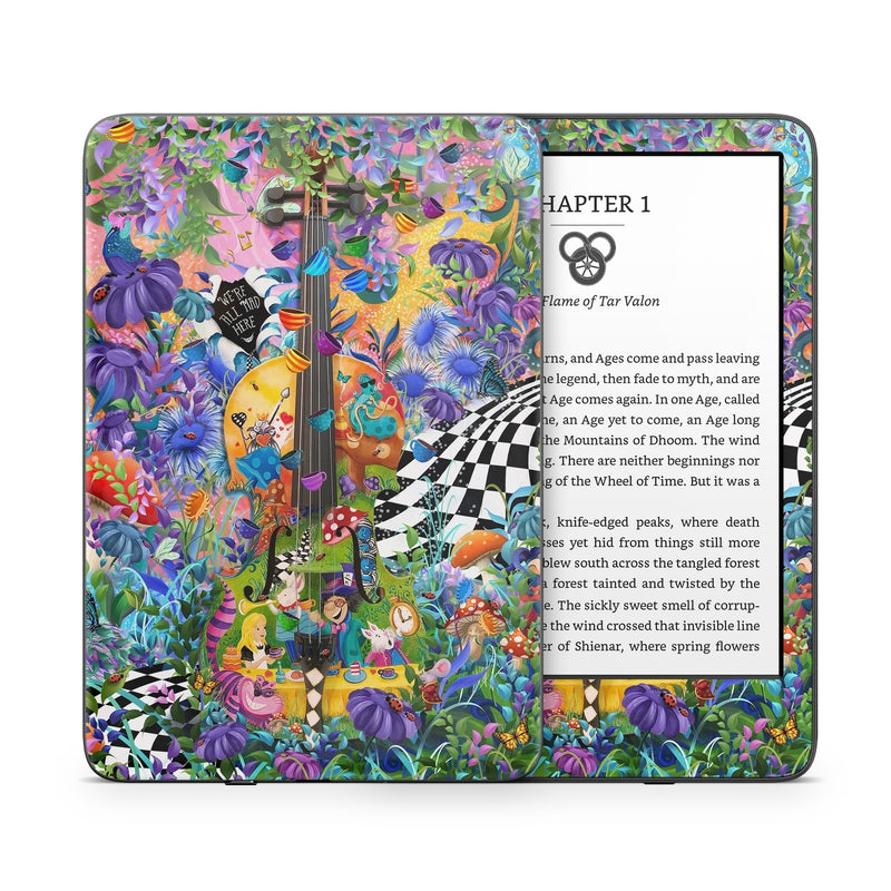 AKIN-AWTEA Kindle Skin - Alices Wonderland Tea Party -  Decal Girl