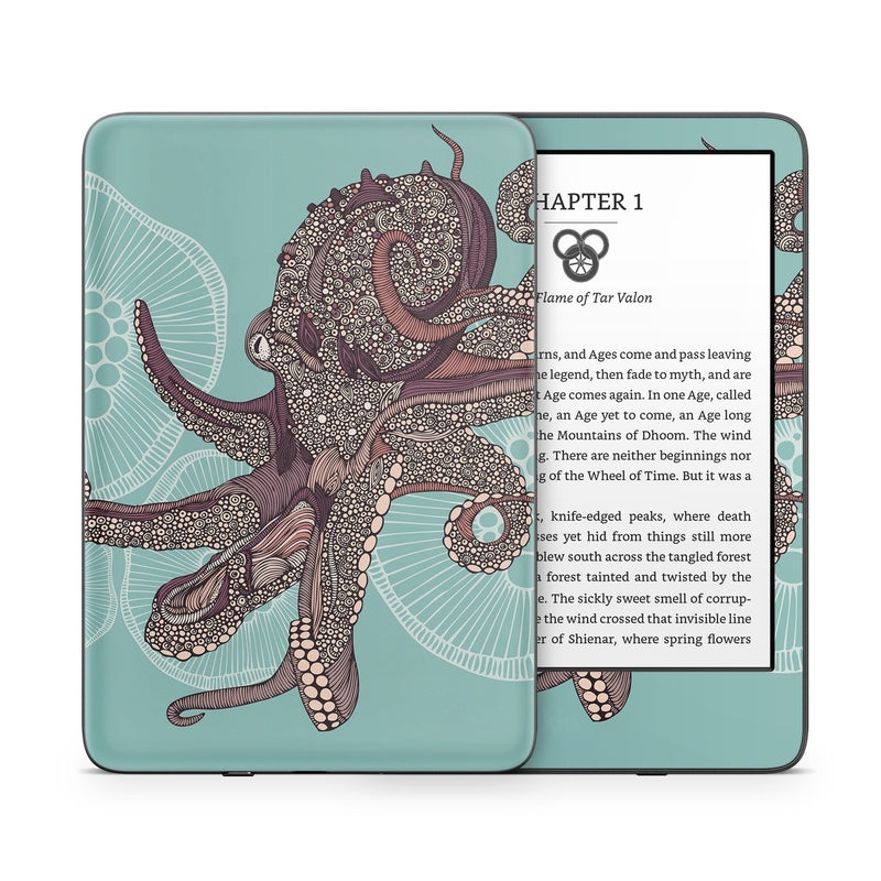 AKIN-OCTOBLOOM Kindle Skin - Octopus Bloom -  Decal Girl