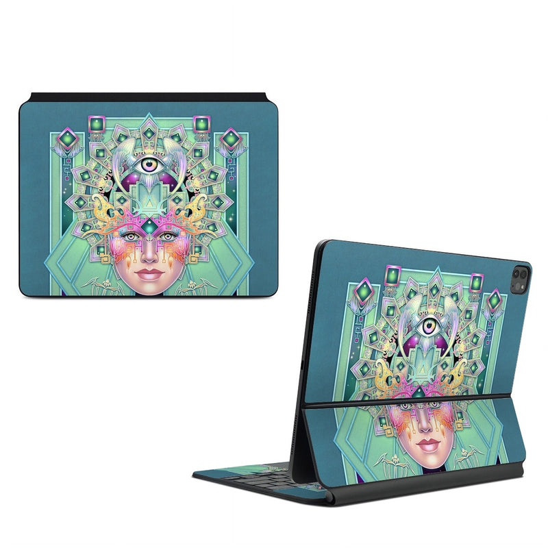 AMKB-QUEENGRAT Apple Magic Keyboard for iPad Skin - Queen Gratitude -  Decal Girl