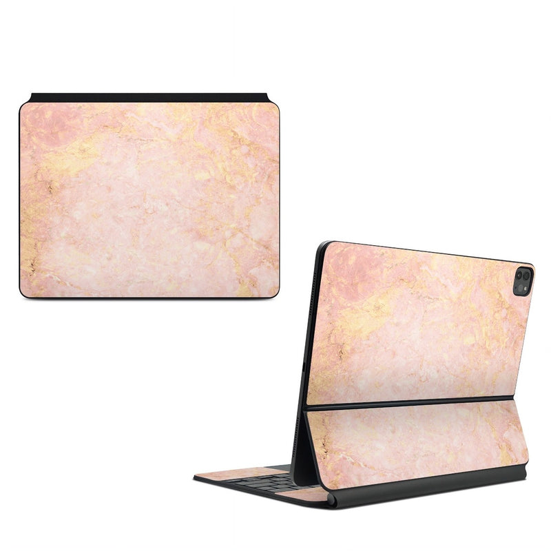 AMKB-ROSE-MARBLE Apple Magic Keyboard for iPad Skin - Rose Gold Marble -  Decal Girl