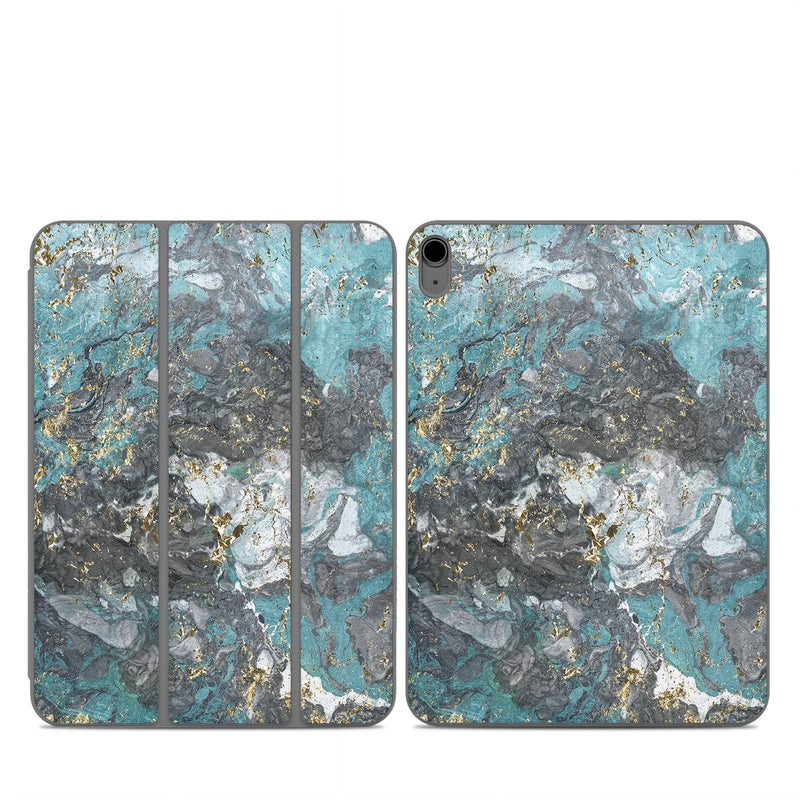 ASF-GGLACIERMARB Apple Smart Folio Skin - Gilded Glacier Marble -  Decal Girl