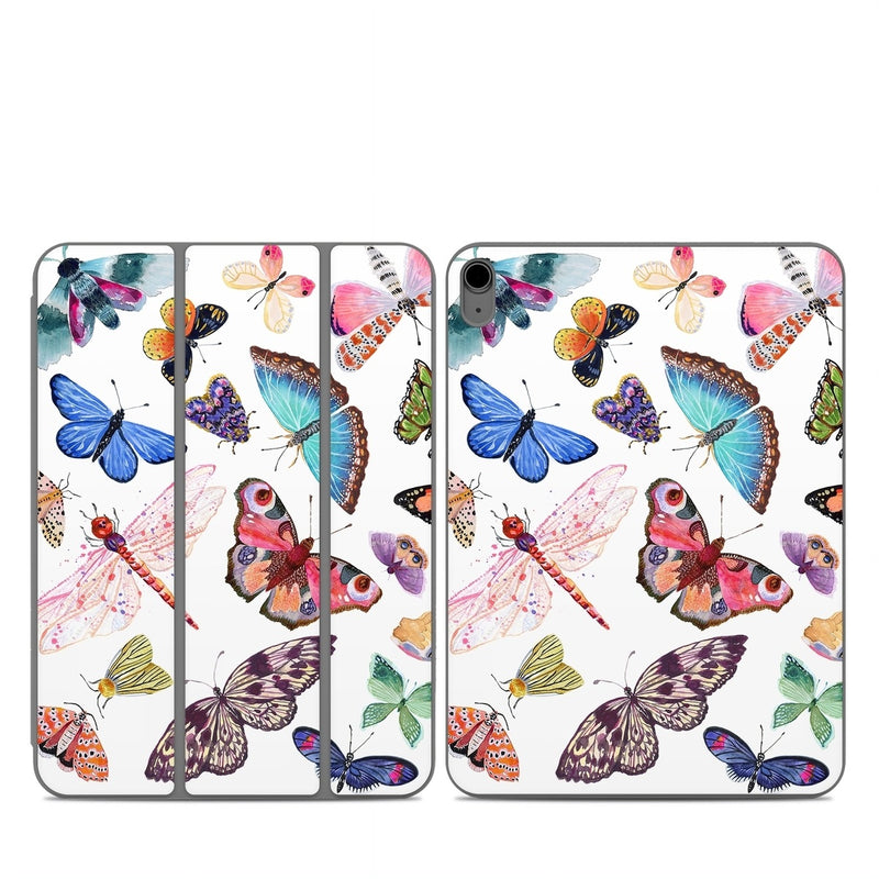 ASF-BUTTERFLYSCAT Apple Smart Folio Skin - Butterfly Scatter -  Decal Girl