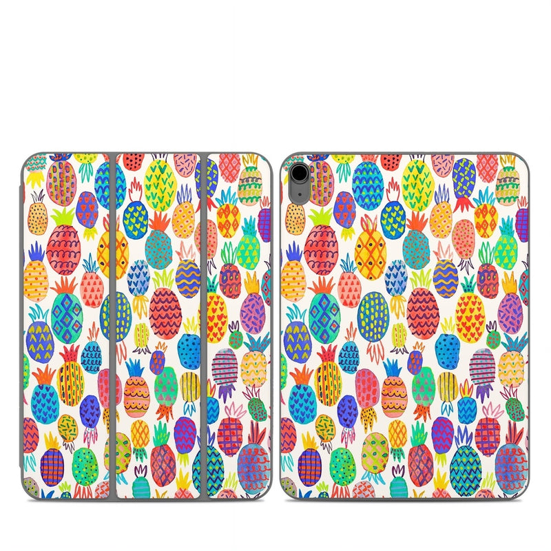 ASF-COLORFULPINE Apple Smart Folio Skin - Colorful Pineapples -  Decal Girl