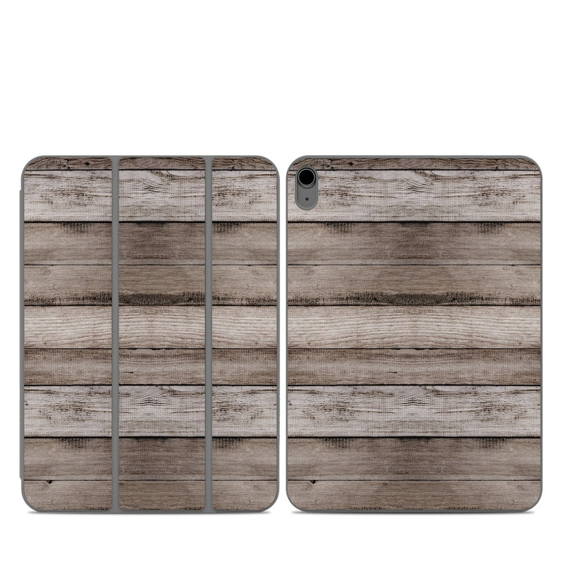 ASF-BWOOD Apple Smart Folio Skin - Barn Wood -  Decal Girl