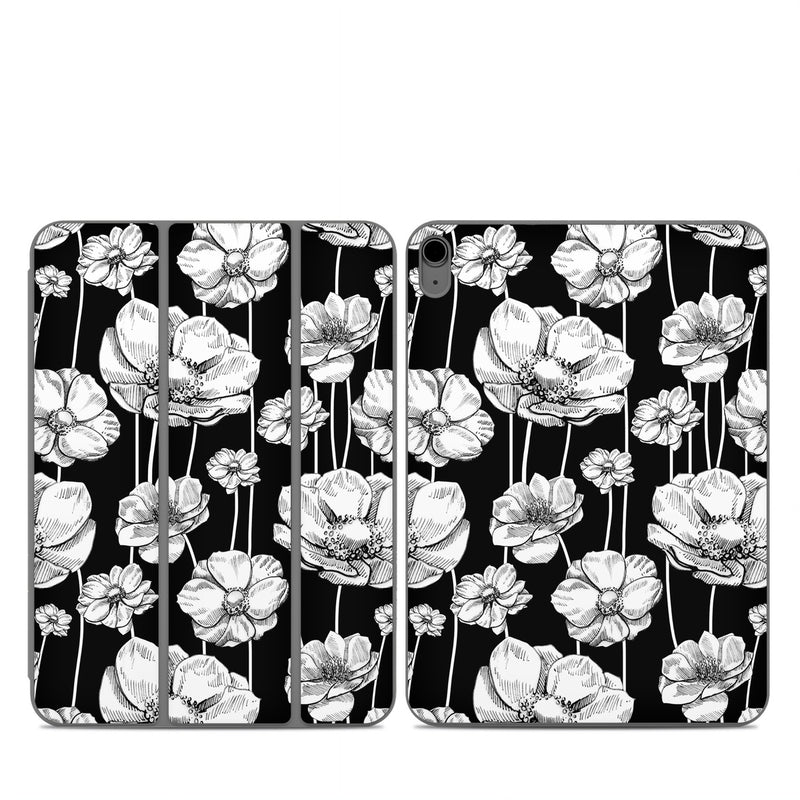 ASF-STRIPEDBLOOMS Apple Smart Folio Skin - Striped Blooms -  Decal Girl