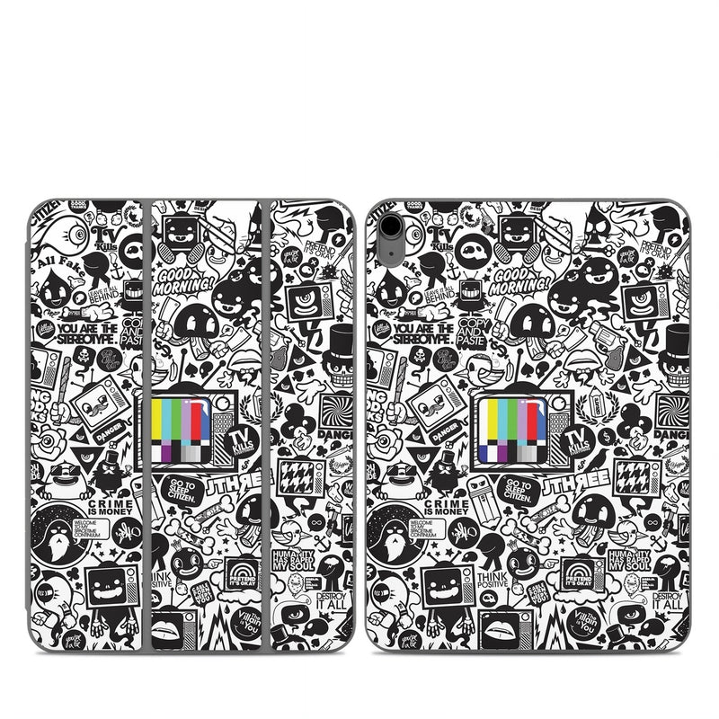 ASF-TVKILLS Apple Smart Folio Skin - TV Kills Everything -  Decal Girl