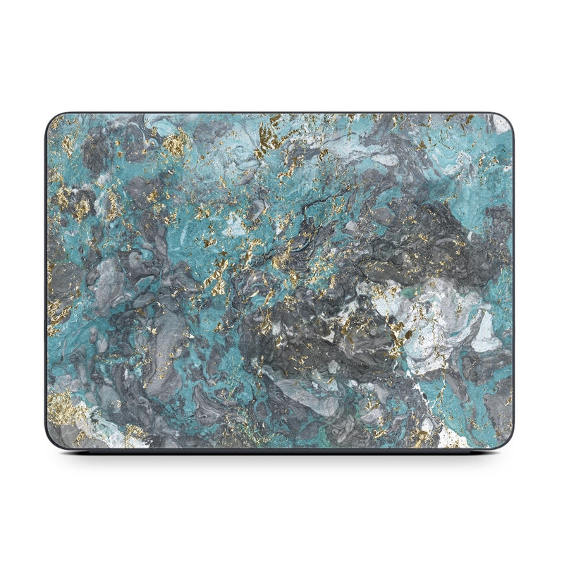 ASKF-GGLACIERMARB Apple Smart Keyboard Folio Skin - Gilded Glacier Marble -  Decal Girl