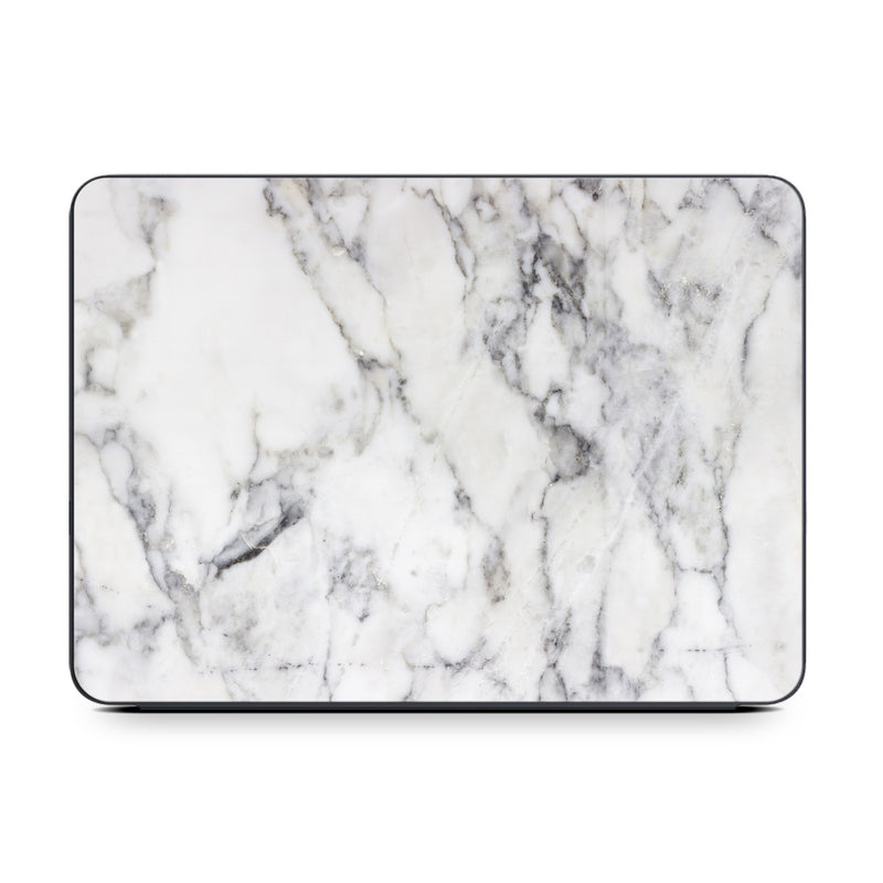 ASKF-WHT-MARBLE Apple Smart Keyboard Folio Skin - White Marble -  Decal Girl