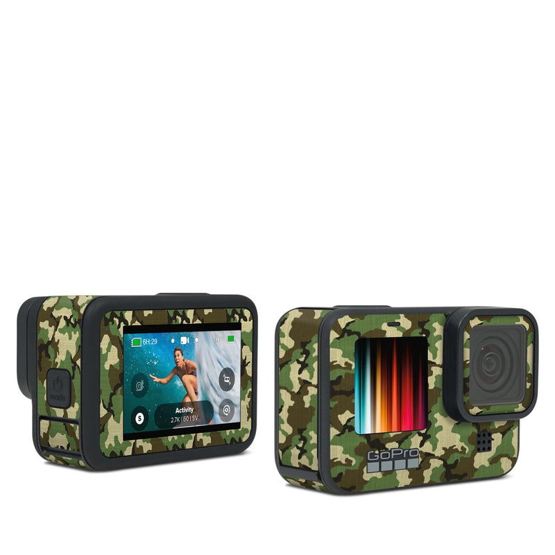 GPHB-WCAMO GoPro Hero Black Skin - Woodland Camo -  Decal Girl