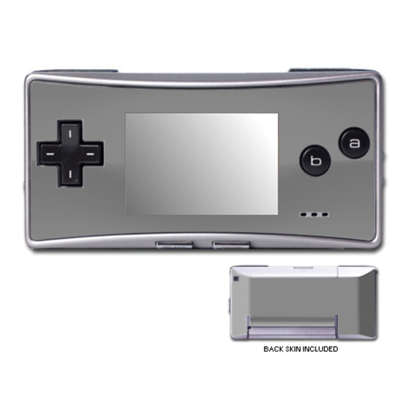 GBM-SS-GRY Nintendo Gameboy Micro Skin - Solid State Grey -  Decal Girl