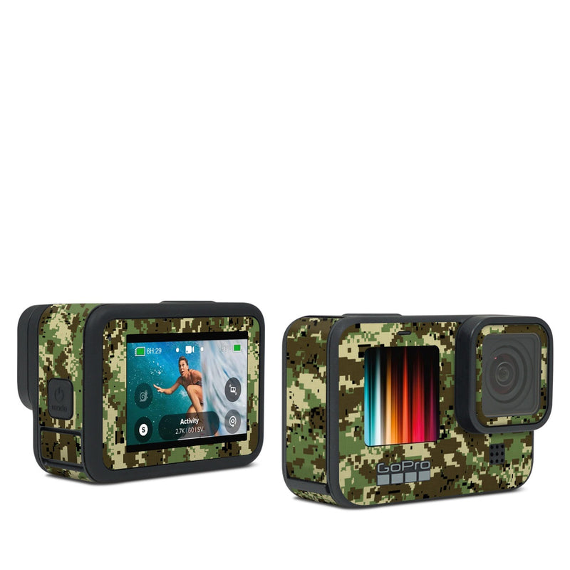 GPHB-DIGIWCAMO GoPro Hero Black Skin - Digital Woodland Camo -  Decal Girl