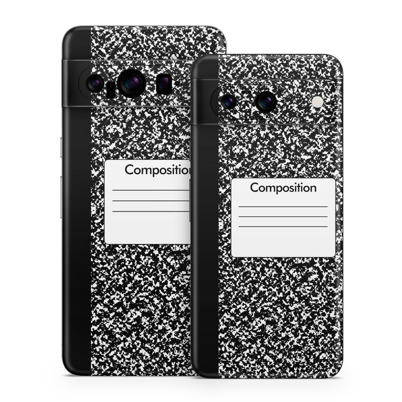 GPX8-COMPNTBK Google Pixel 8 Skin - Composition Notebook -  Decal Girl