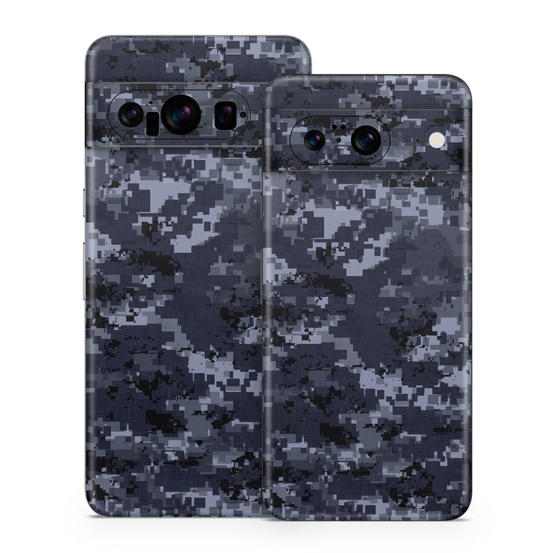 GPX8-DIGINCAMO Google Pixel 8 Skin - Digital Navy Camo -  Decal Girl