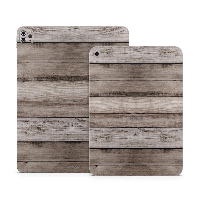 IPD-BWOOD Apple iPad Skin - Barn Wood -  Decal Girl