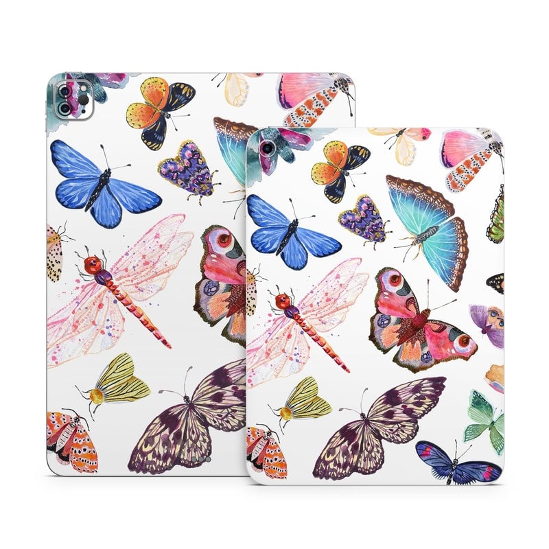 IPD-BUTTERFLYSCAT Apple iPad Skin - Butterfly Scatter -  Decal Girl