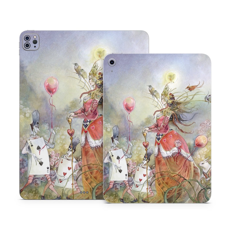 IPD-QUOHEARTS Apple iPad Skin - Queen of Hearts -  Decal Girl