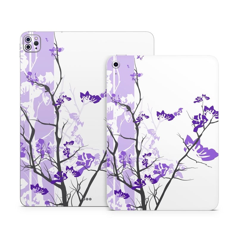 IPD-TRANQUILITY-PRP Apple iPad Skin - Violet Tranquility -  Decal Girl