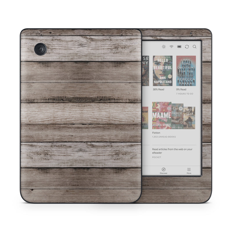 KCC-BWOOD Kobo Clara Colour Skin - Barn Wood -  Decal Girl