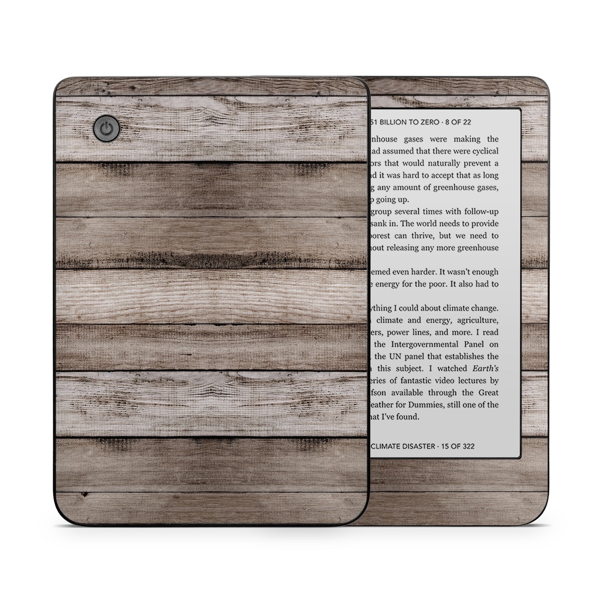 KC2E-BWOOD Kobo Clara 2E Skin - Barn Wood -  Decal Girl