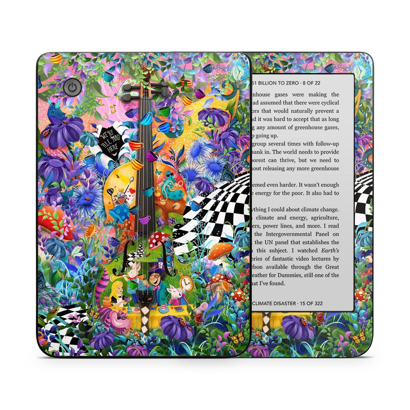 KC2E-AWTEA Kobo Clara 2E Skin - Alices Wonderland Tea Party -  Decal Girl