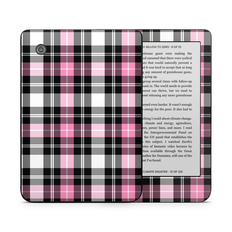 KC2E-PLAID-PNK Kobo Clara 2E Skin - Pink Plaid -  Decal Girl