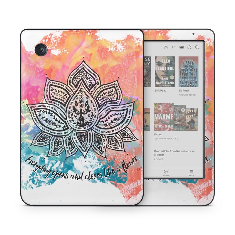 KCC-HAPPYLOTUS Kobo Clara Colour Skin - Happy Lotus -  Decal Girl