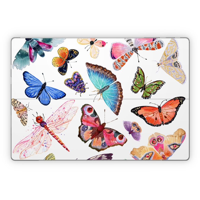 MSSP-BUTTERFLYSCAT Microsoft Surface Pro Skin - Butterfly Scatter -  Decal Girl