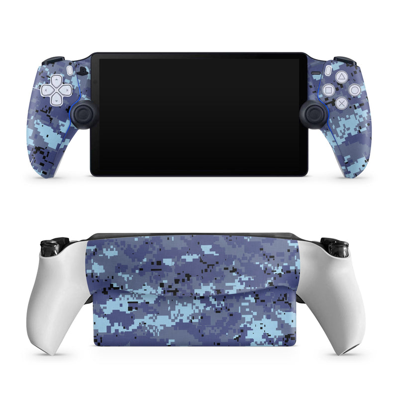 PSPRTL-DIGISCAMO Sony PlayStation Portal Skin - Digital Sky Camo -  Decal Girl