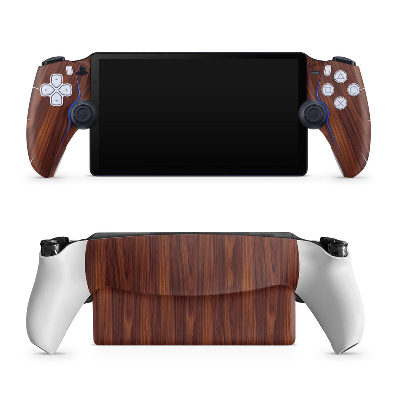 PSPRTL-DKROSEWOOD Sony PlayStation Portal Skin - Dark Rosewood -  Decal Girl