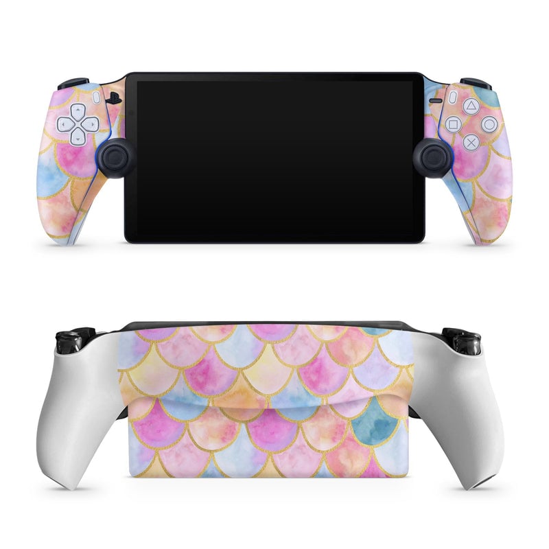 PSPRTL-MERSCALES Sony PlayStation Portal Skin - Mermaid Scales -  Decal Girl