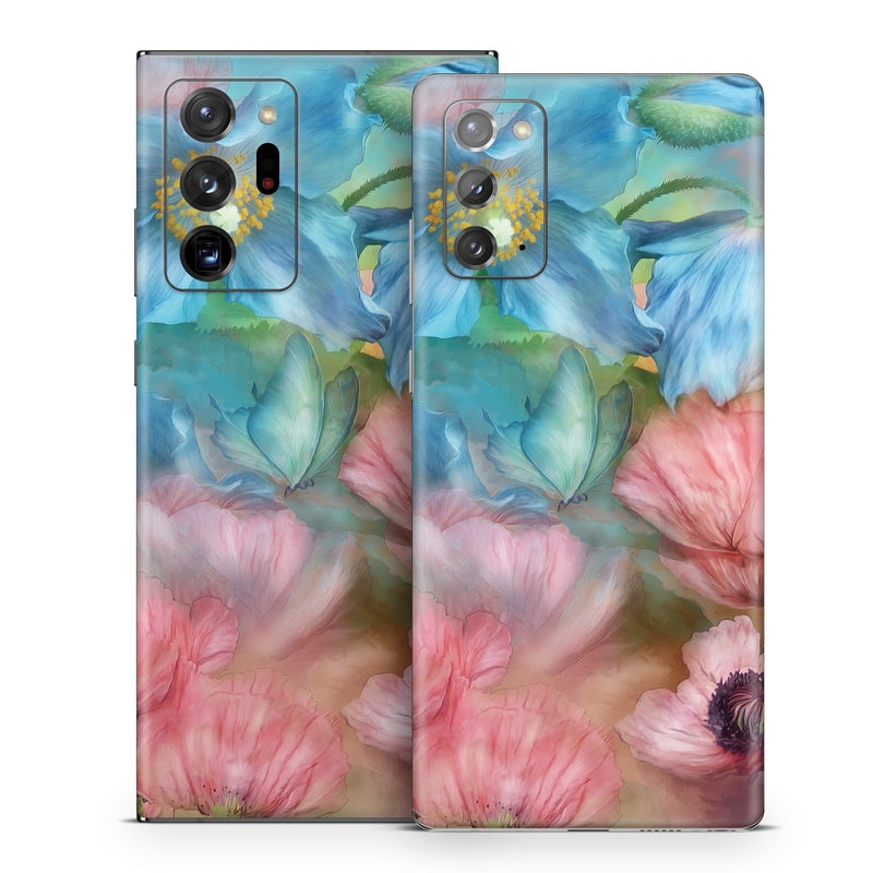 SGN20-POPPYGARDEN Samsung Galaxy Note 20 Skin - Poppy Garden -  Decal Girl