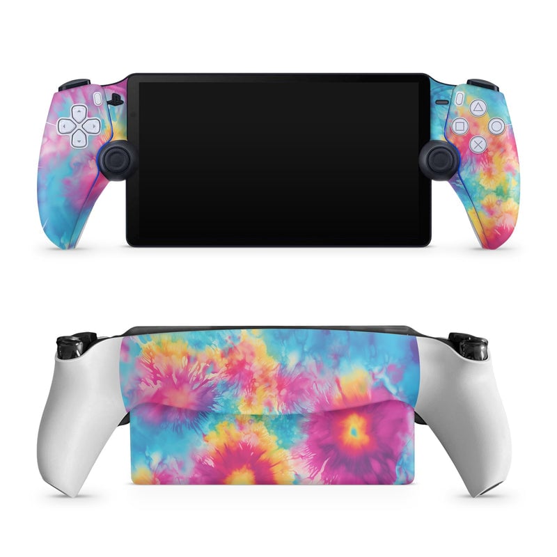 PSPRTL-TIEDYED Sony PlayStation Portal Skin - Tie Dyed -  Decal Girl