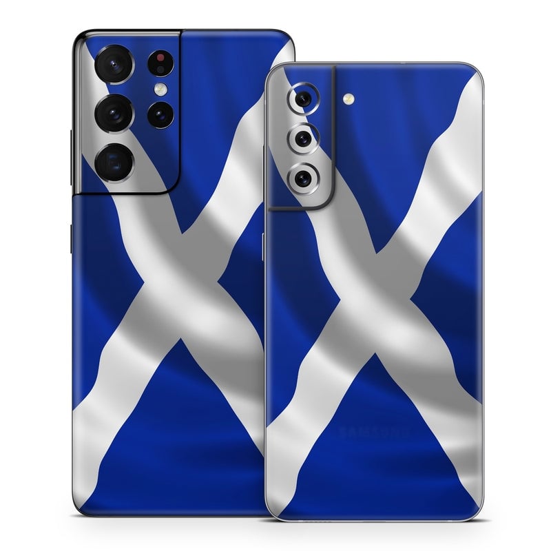 SGS21-STANDREW Samsung Galaxy S21 Skin - St. Andrews Cross -  Decal Girl