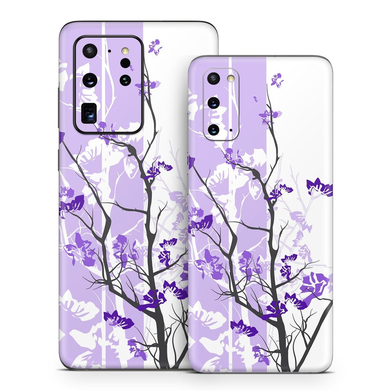 SGS20-TRANQUILITY-PRP Samsung Galaxy S20 Skin - Violet Tranquility -  Decal Girl