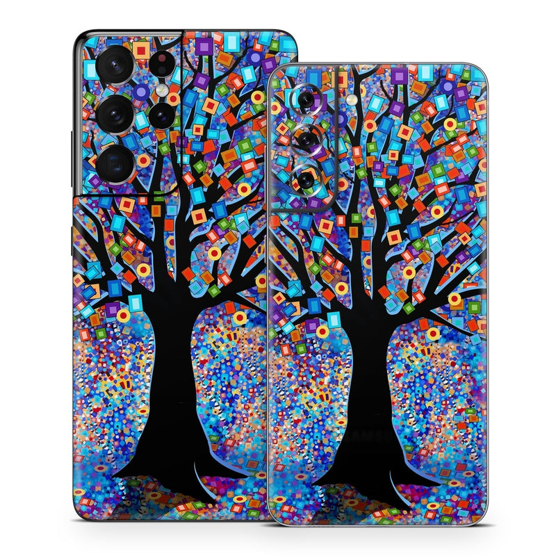 SGS21-TREECARN Samsung Galaxy S21 Skin - Tree Carnival -  Decal Girl