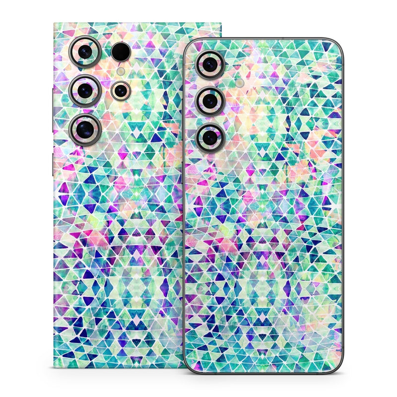 SGS24-PASTELTRIANGLE Samsung Galaxy S24 Skin - Pastel Triangle -  Decal Girl