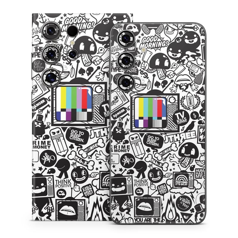 SGS24-TVKILLS Samsung Galaxy S24 Skin - TV Kills Everything -  Decal Girl