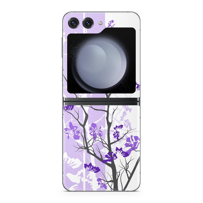 SGZFLP5-TRANQUILITY-PRP Samsung Galaxy Z Flip5 Skin - Violet Tranquility -  Decal Girl