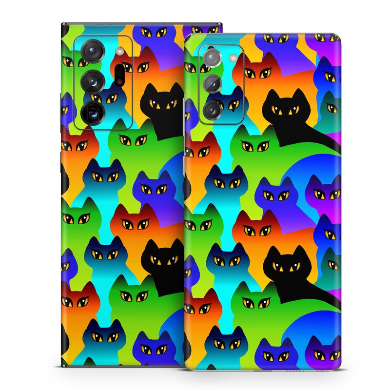 SGN20-RCATS Samsung Galaxy Note 20 Skin - Rainbow Cats -  Decal Girl