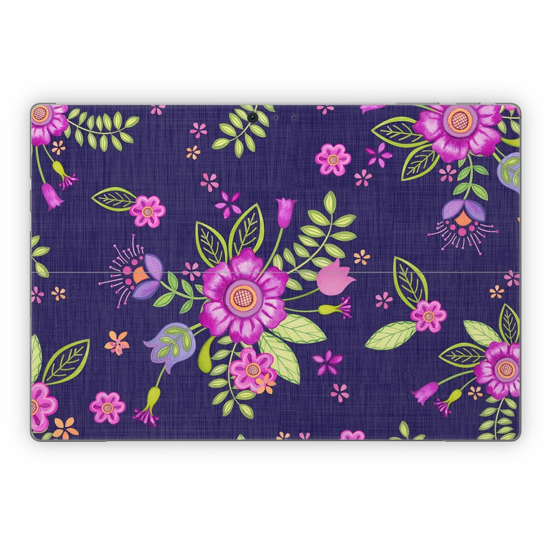 MSSP-FOLKFLORAL Microsoft Surface Pro Skin - Folk Floral -  Decal Girl