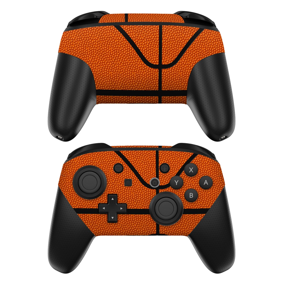 NSWP-BSKTBALL Nintendo Switch Pro Controller Skin - Basketball -  Decal Girl