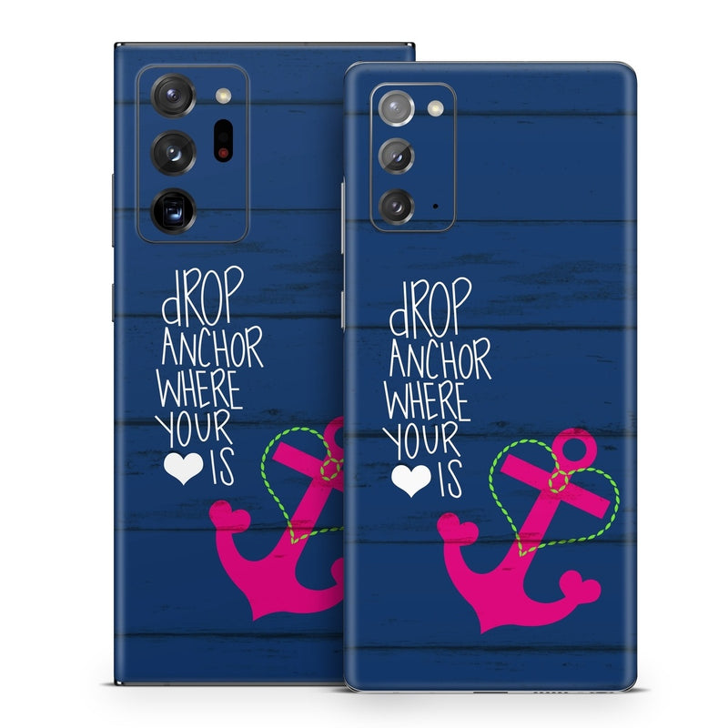 SGN20-DANCHOR Samsung Galaxy Note 20 Skin - Drop Anchor -  Decal Girl